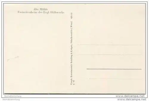 Alte Mühle - Freizeitheim des Evangelischen Hilfswerks