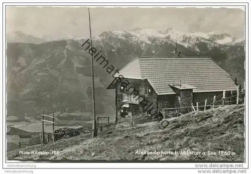 Alexanderhütte bei Millstatt - Foto-AK