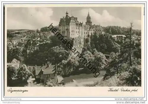 Sigmaringen - Schloss - Foto-AK 50er Jahre