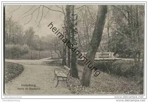 Insterburg - Tschernjachowsk - Stadtpark - Feldpost