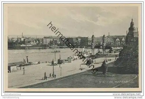 Stettin - Hafenbild 30er Jahre