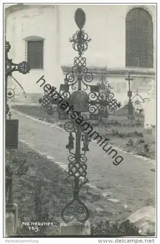 Neustift im Stubaital - Kirchhof - Foto-AK 1924