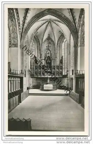 Schleswig - Altar im Dom - Foto-AK 50er Jahre
