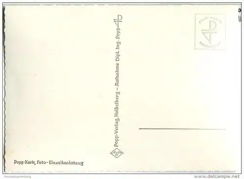 Blick von Bad Landeck zum Glatzer Schneeberg - Popp-Verlag Heidelberg - Einzelhandabzug