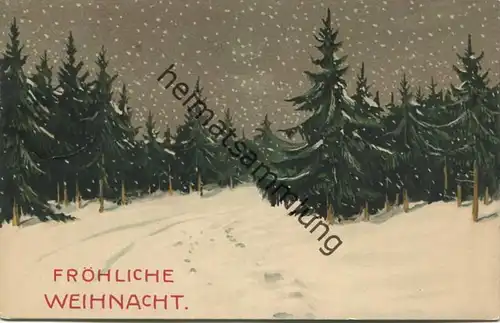 Fröhliche Weihnacht - Serie 1291 Weihnachten im Walde - Meissner & Buch - gel. 1929