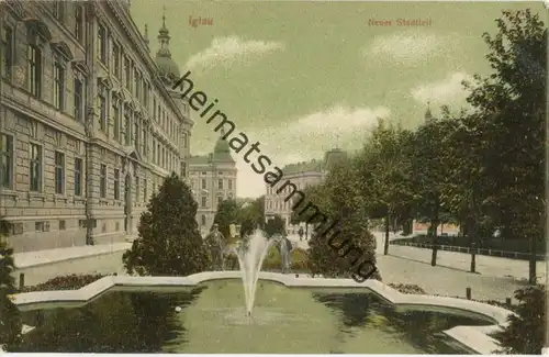 Iglau - Neuer Stadtteil - gel. 1907