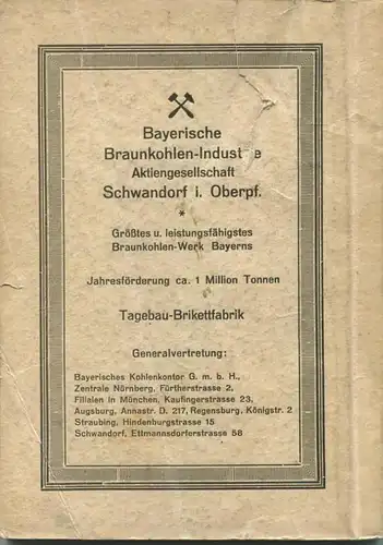 Durchs Naabtal von Regensburg bis Schwandorf 1925 - Gottfried Huber - Wanderung durch das Nabtal und die angrenzenden Ge