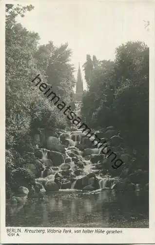 Berlin-Kreuzberg - Victoria-Park - Wasserfall - Verlag Ludwig Walter Berlin