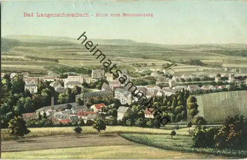 Bad Langenschwalbach - Blick vom Brunnenberg - Verlag Stengel & Co Dresden