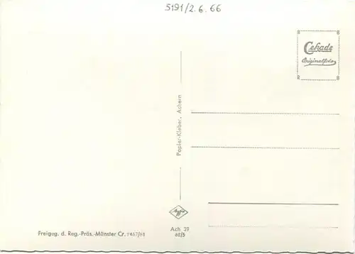 Achern - Luftaufnahme - Foto-AK Grossformat 60er Jahre - Verlag Kleber Achern