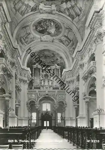 St. Florian - Orgel - Foto-AK Grossformat - Verlag Prof. Gustav Fenz Wien