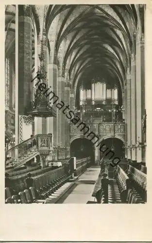 Leipzig - Thomaskirche - Orgel - Foto-AK - Verlag VEB Reprocolor Leipzig - gel. 1954