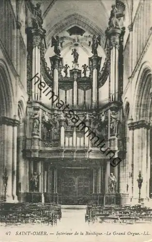 Saint-Omer - Basilique - Le grande orgue