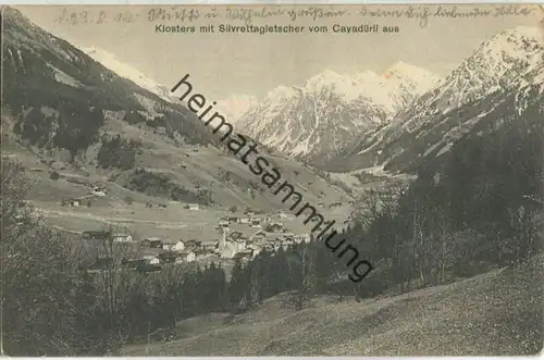 Klosters - Silvrettagletscher vom Cayadürli aus - Verlag Photo-Artikel Büchi Klosters
