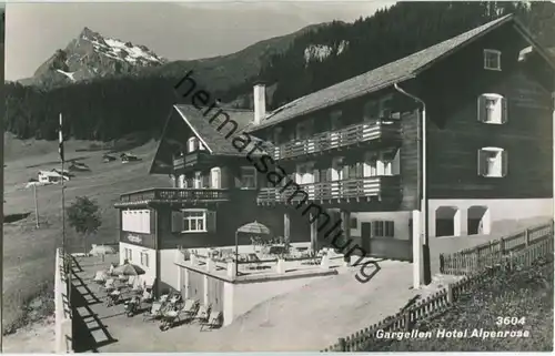Gargellen - Hotel Alpenrose - Foto-Ansichtskarte - Verlag Photo Risch-Lau Bregenz