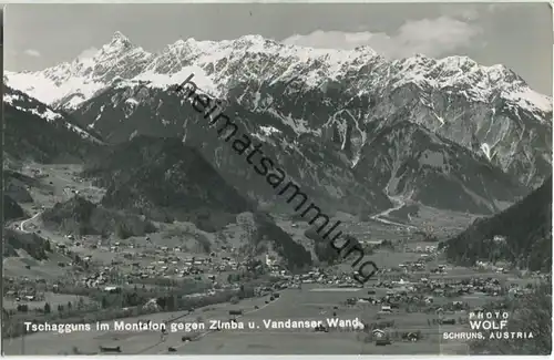 Tschagguns im Montafon - Foto-Ansichtskarte - Verlag Photo Wolf Schruns