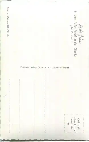 Bibi Johns - Autogramm - Verlag Kolibri Minden