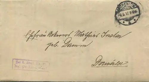 Lechenich - Gemeindeschreiberei des Königlichen Amtsgerichts Dorweiler 1917 - Betrifft Grundbuch von Dorweiler