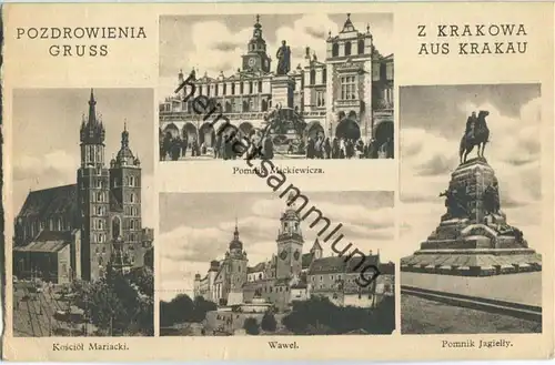 Krakow - Krakau - Wawel - Kosciol Mariacki - Feldpost