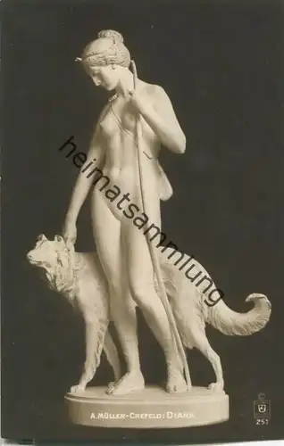 A. Müller-Crefeld - Diana - Skulptur - Grosse Berliner Kunstausstellung 1914