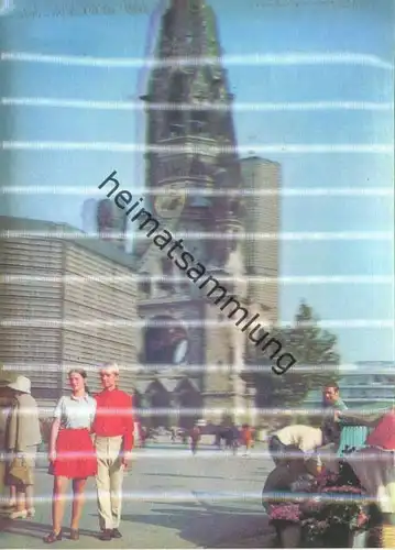Berlin - Gedächtniskirche - 3D - AK-Grossformat - Verlag Imco Stereo Card