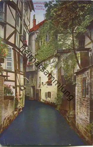 Quedlinburg - Klein-Venedig - Verlag Louis Glaser Leipzig