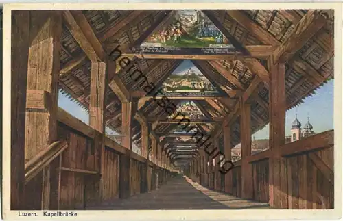 Luzern - Kapellbrücke - Verlag Globetrotter AG Luzern
