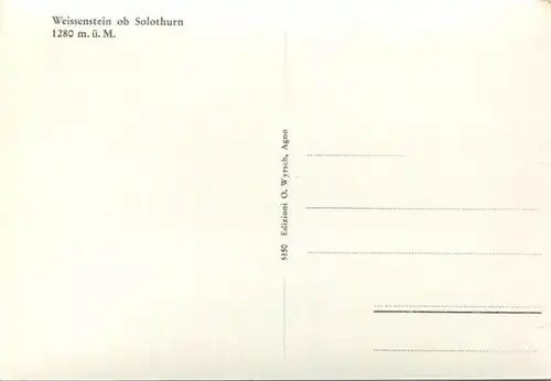 Weissenstein - Foto-AK Grossformat - Editizioni O. Wyrsch Agno