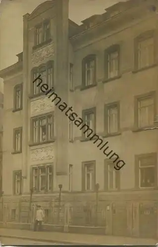 Leipzig-Gohlis - Pölitzstraße 10 - Foto-AK gel. 1912