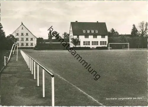 Langelsheim - Sportheim - Foto-Ansichtskarte - Verlag Kurt Lorenz Goslar