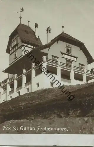 St. Gallen - Freudenberg - Foto-AK gel. 1906