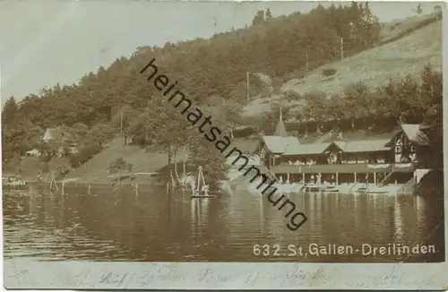 St. Gallen - Dreilinden - Foto-AK - gel. 1905