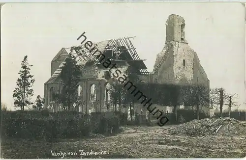 Kirche von Zandvoorde - Foto-Ansichtskarte