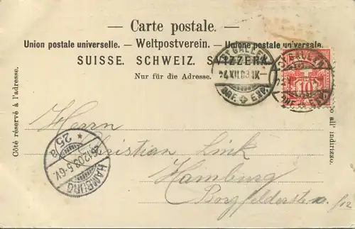 St. Gallen - Notkersegg - Verlag L. Kirschner-Engler St. Gallen gel. 1903
