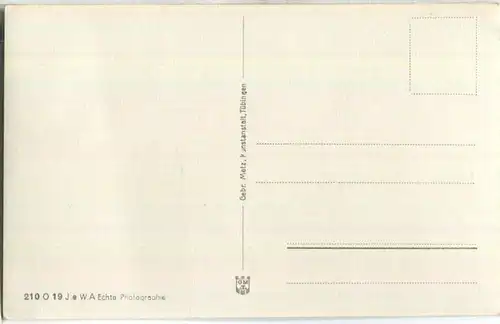 Höllental - Höllsteig - Foto-Ansichtskarte - Verlag Gebr. Metz Tübingen