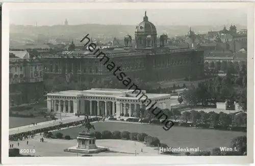 Wien - Heldendenkmal - Foto-Ansichtskarte - Verlag P. Ledermann Wien 1940
