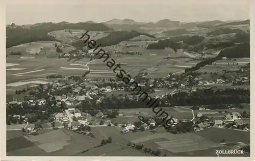 Zollbrück - Fliegeraufnahme - Foto-AK - Verlag Papeterie Dätwyler Zollbrück gel. 1943