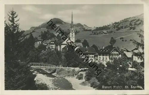 Flühli - Foto-AK - Verlag Brügger Meiringen gel. 1935