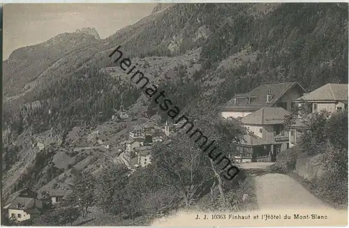 Finhaut et l' Hotel du Mont-Blanc - Edition Jullien freres Geneve