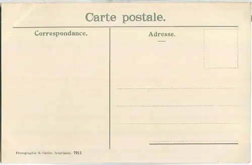 Interlaken - Generalansicht - Verlag H. Gabler Interlaken
