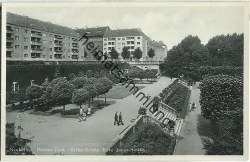Berlin-Neukölln - Körner-Park - Selke-Straße Ecke Jonas-Straße - Verlag J. Goldiner Berlin 30er Jahre