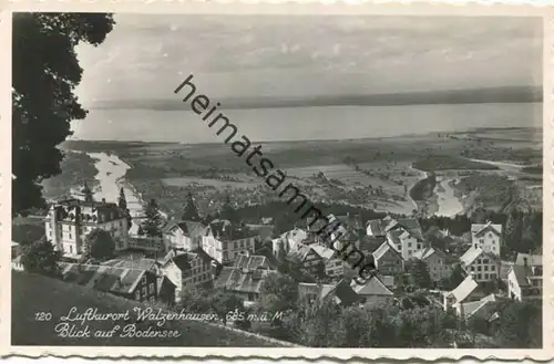 Walzenhausen - Blick auf den Bodensee - Foto-AK - Verlag A. Eggenberger Walzenhausen gel.