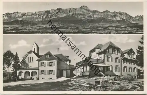 St. Iddaburg bei Gähwil - die alte Toggenburg - Foto-AK - Verlag Photoglob-Wehrli Zürich gel. 1937