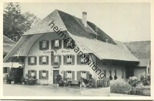 Eriswil - Gasthof zum Bären - Familie M. Huber-Gygax - Foto-AK - Verlag Kohler Bern