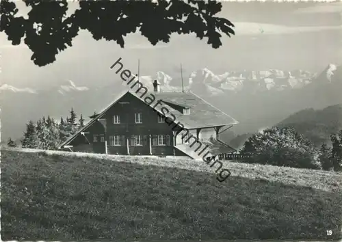 Rüti bei Riggisberg - Ferienheim Gibelegg - Foto-AK Grossformat - Verlag Ad. Gmünder Aarburg (E29977) gel. 1963
