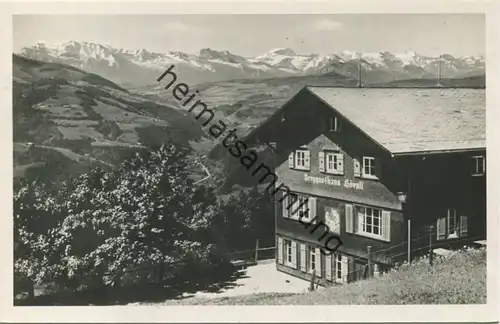 Hörnli-Kulm - Berggasthaus Hörnli - Foto-AK - Verlag Oetiker Küsnacht gel. 1938