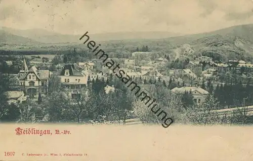 Weidlingau - Verlag C. Ledermann Wien gel. 1900