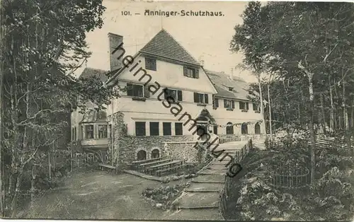 Mödling - Anninger Schutzhaus - Verein der Naturfreunde - Verlag C. Weingartshofer Mödling gel. 1915