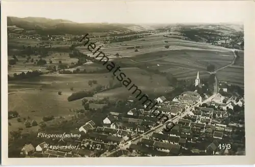 Weppersdorf - Fliegeraufnahme - Burgenland - Foto-Ansichtskarte