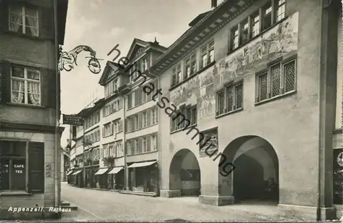 Appenzell - Rathaus - Foto-AK - Verlag Photoglob-Wehrli Zürich gel. 1949